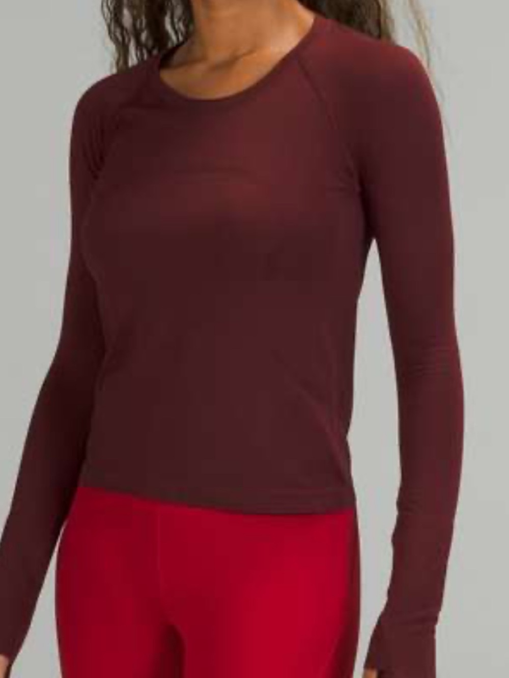Lululemon Swiftly Race length Long Sleeve Shirt